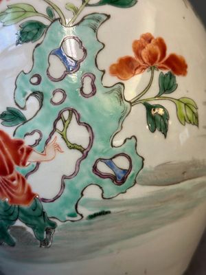 A Chinese famille rose 'ladies and boys' jar, Yongzheng/Qianlong — photo 17