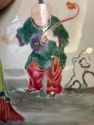 A Chinese famille rose 'ladies and boys' jar, Yongzheng/Qianlong — photo 18