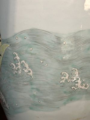 A Chinese famille rose 'Lan Caihe' vase, Qianlong mark and of the period — 照片 12