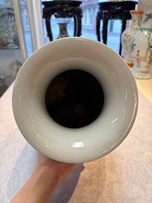 A Chinese famille rose 'Landscape' vase, Qianlong mark, 20th C. — photo 5
