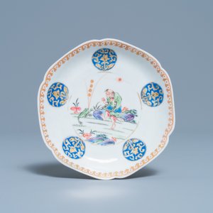 A Chinese famille rose 'Liu Hai' cup and saucer, Yongzheng — 照片 2