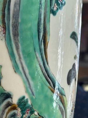 A Chinese famille rose 'Magu' vase, Qianlong mark, 19th C. — photo 11