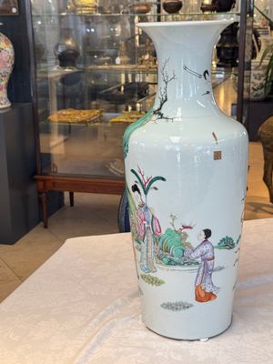 A Chinese famille rose 'Magu' vase, Qianlong mark, 19th C. — photo 5