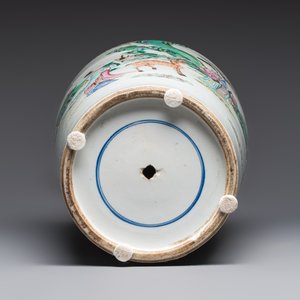 A Chinese famille rose 'Magu' vase, Qianlong mark, 19th C. — photo 6