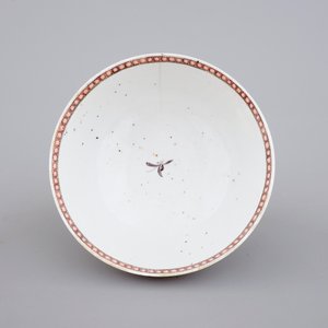 Un bol et une assiette en porcelaine de Chine, décor aux mandarins, 18ème — photo 8