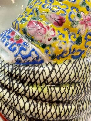A Chinese famille rose Milefo Buddha, Tongzhi mark, Republic — 照片 13