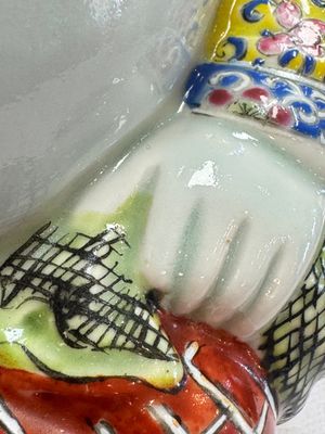 A Chinese famille rose Milefo Buddha, Tongzhi mark, Republic — 照片 5