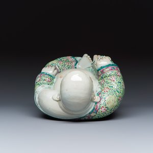 A Chinese famille rose Milefo Buddha — photo 6