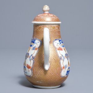 A Chinese famille rose milk jug for the Belgian market, arms of Schippers-Bartholomeussen, Yongzheng — 照片 4