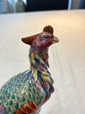 * A Chinese famille rose model of a phoenix, 19th C. — 照片 6