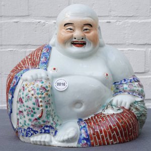 A Chinese famille rose model of Buddha, 19/20th C. — 照片 13