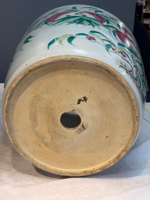 A Chinese famille rose 'Nine Peaches' jardinière, 19th C. — foto 13