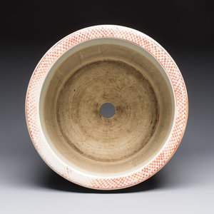 A Chinese famille rose 'Nine Peaches' jardinière, 19th C. — foto 6