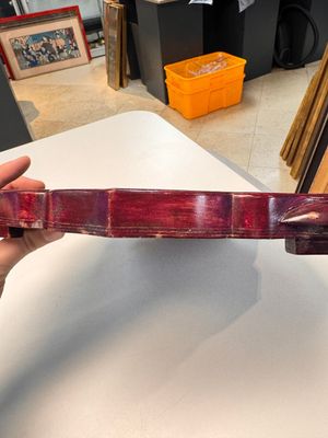 A Chinese famille rose nine-piece 'Plum Blossoms' sweetmeat set on a wooden tray, 19th C. — photo 68
