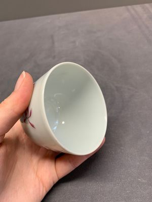 A Chinese famille rose 'orchid' cup, Tui Si Tang Zhi 退思堂製 mark, 19/20th C. — 照片 6