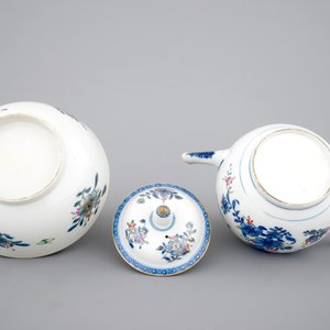A Chinese famille rose part of a tea service, Qianlong, 18th C — photo 8
