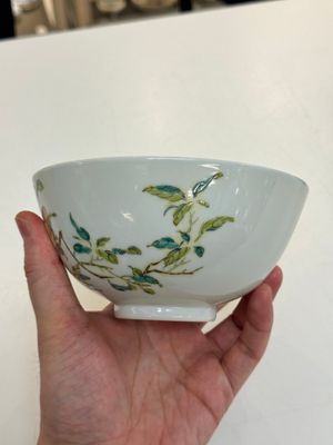 A Chinese famille rose ‘peony and dragonfly’ bowl, Yongzheng mark, Republic — photo 6