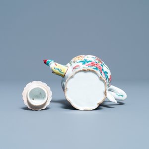 A Chinese famille rose phoenix-spouted teapot and cover, Yongzheng — photo 7