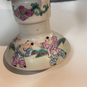 A Chinese famille rose 'playing boys' lantern on stand, Republic — 照片 17