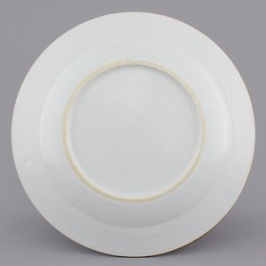 A Chinese famille rose porcelain "Doctor's Visit" plate after Cornelis Pronk, ca. 1740 — photo 2