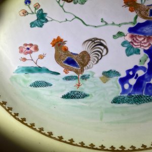 A Chinese famille rose 'rooster' dish, Yongzheng — 照片 15