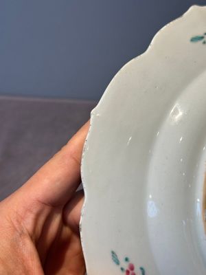 A Chinese famille rose 'roosters' plate, Yongzheng/Qianlong — 照片 14