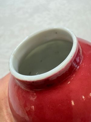 A Chinese famille rose ruby-ground 'Landscape Scroll' covered tea caddy and a covered milk jug, Yongzheng — foto 21