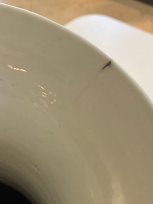 A Chinese famille rose ruby sgraffito-ground vase, Qianlong mark, Republic — photo 5