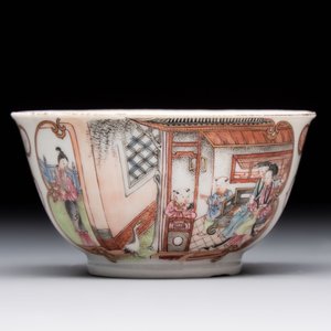 A Chinese famille rose 'San Niang Jiao Zi 三娘教子' cup, Qianlong — 照片 3