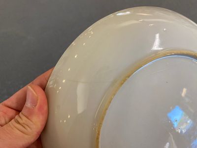 A Chinese famille rose semi-eggshell mandarin subject plate, Qianlong — 照片 7