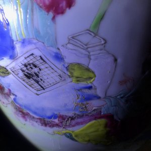 A Chinese famille rose 'Seven Sages of the Bamboo Grove' vase, Yongzheng — photo 16