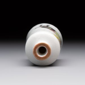 A Chinese famille rose sgraffito 'Zhang Guo Lao 張果老' snuff bottle, Daoguang mark, 19th C. — 照片 5