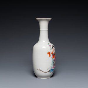 A Chinese famille rose 'Shou Lao' vase, Hongxian mark, 20th C. — photo 2