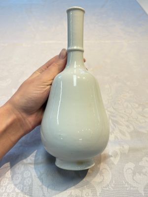 A Chinese famille rose 'Shoulao' bottle vase, signed Wang Qi 王琦, Taozhai 匋斋 seal mark, dated 1943 — photo 3