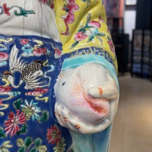 A Chinese famille rose 'Star God Shou' figure, 19th C. — 照片 15