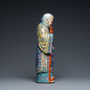 A Chinese famille rose 'Star God Shou' figure, 19th C. — 照片 3