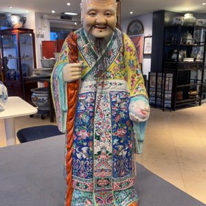 A Chinese famille rose 'Star God Shou' figure, 19th C. — 照片 8