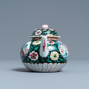 A Chinese famille rose teapot on stand, Yongzheng — photo 5