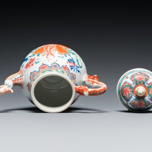 A Chinese famille rose teapot with dragon spout, Yongzheng/Qianlong — photo 6