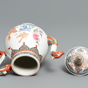 A Chinese famille rose teapot with phoenix-shaped spout, Qianlong — 照片 6