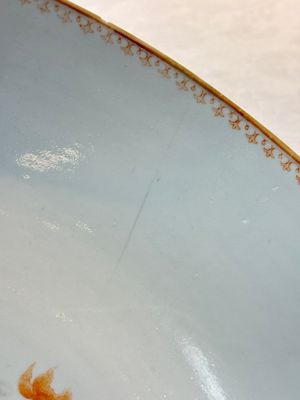 A Chinese famille rose 'The judgement of Paris' punch bowl, Qianlong — photo 7