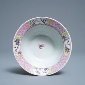 A Chinese famille rose 'Threemaster' bowl, Yongzheng/Qianlong — 照片 6