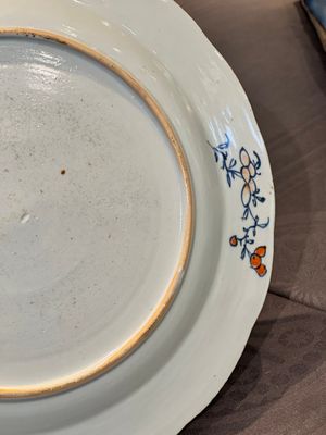 A Chinese famille rose 'tobacco leaf' dish, Qianlong — photo 12