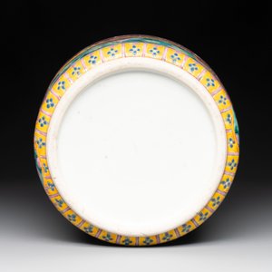 A Chinese famille rose turquoise-ground jardinière for the Straits or Peranakan market, 19th C. — foto 7