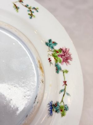 A Chinese famille rose 'Twelve Flower Goddesses' plate — photo 12