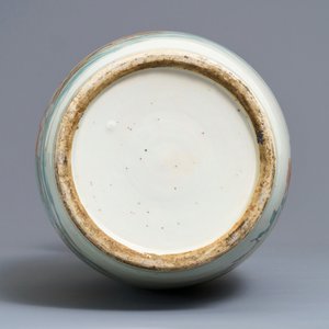 A Chinese famille rose two-sided design vase, 19/20th C. — 照片 5
