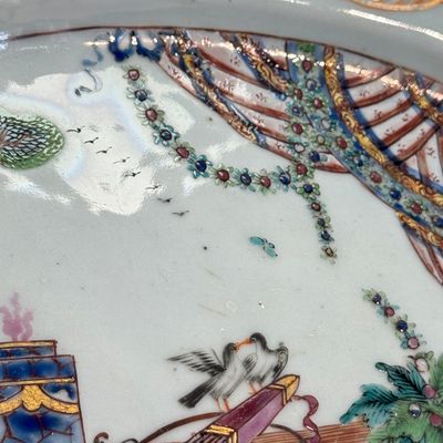 A Chinese famille rose ‘Valentine Pattern’ oval dish — foto 12