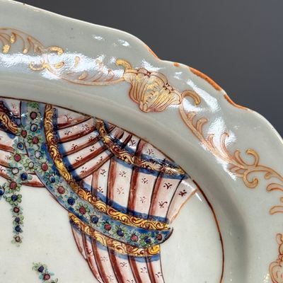 A Chinese famille rose ‘Valentine Pattern’ oval dish — foto 6