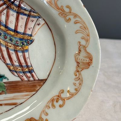 A Chinese famille rose ‘Valentine Pattern’ oval dish — foto 7