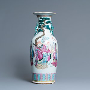 A Chinese famille rose vase, 19th C. — 照片 3